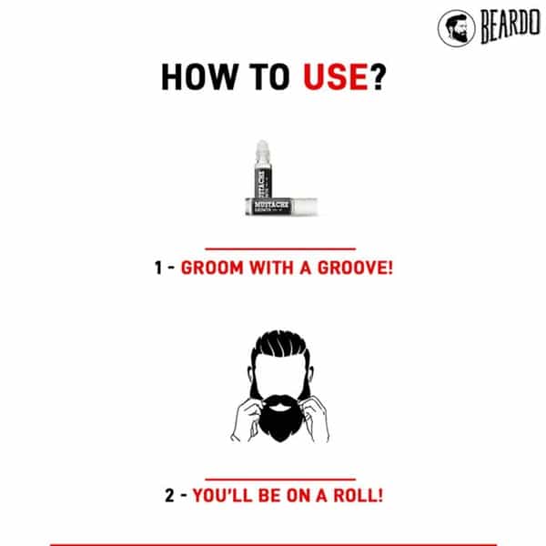 Beardo Mustache Growth Roll On - 8 Ml