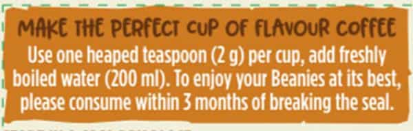 Beanies Flavoured Instant Coffee - Caramel Popcorn 50G