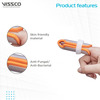 Vissco Cot Finger Splint |Finger Immobilizer With Adjustable Strap For Firm &Better Support(Orange)