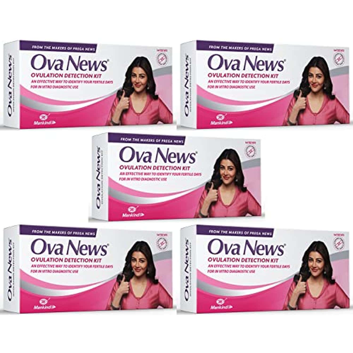 OVA NEWS - OVULATION DETECTION KIT FROM PREGA NEWS | IDENTIFIES 5 MOST FERTILE DAYSIN 5 MINS- 5N