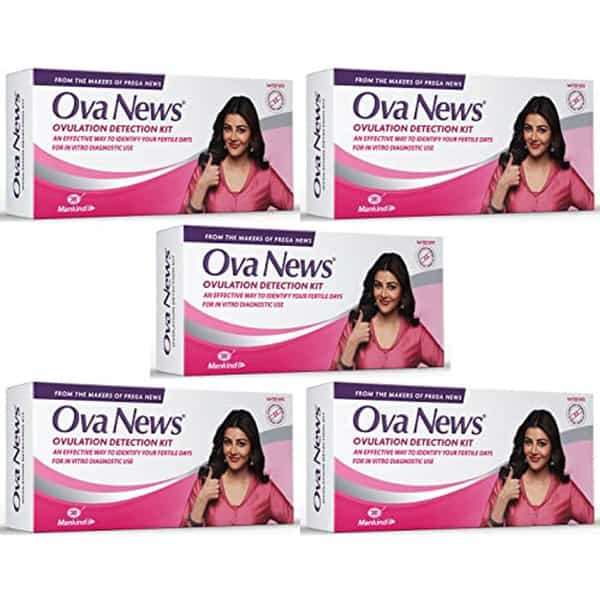 Ova News - Ovulation Detection Kit From Prega News | Identifies 5 Most Fertile Daysin 5 Mins- 5N