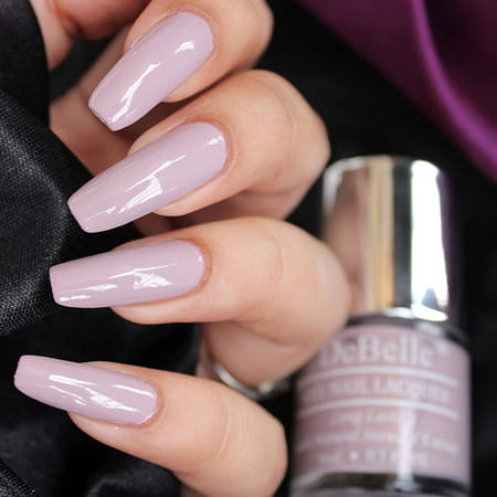 Debelle Combo Of Nail Polish Vintage Frost (8ml) & Lime Lush Nail Polish Remover Wipes (30 Pads)