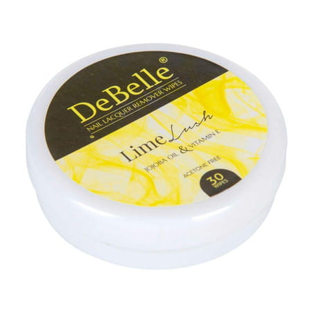 Debelle Combo Of Nail Polish Vintage Frost (8ml) & Lime Lush Nail Polish Remover Wipes (30 Pads)