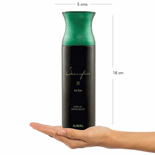Maryaj Wild Stripes Edp Oriental 100Ml For Men & Ajmal Sacrifice Ii For Him Deodorant 200Ml For Men