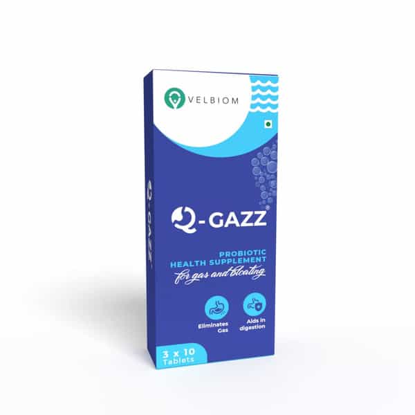 Velbiom Q-Gazz For Gas & Bloating Relief