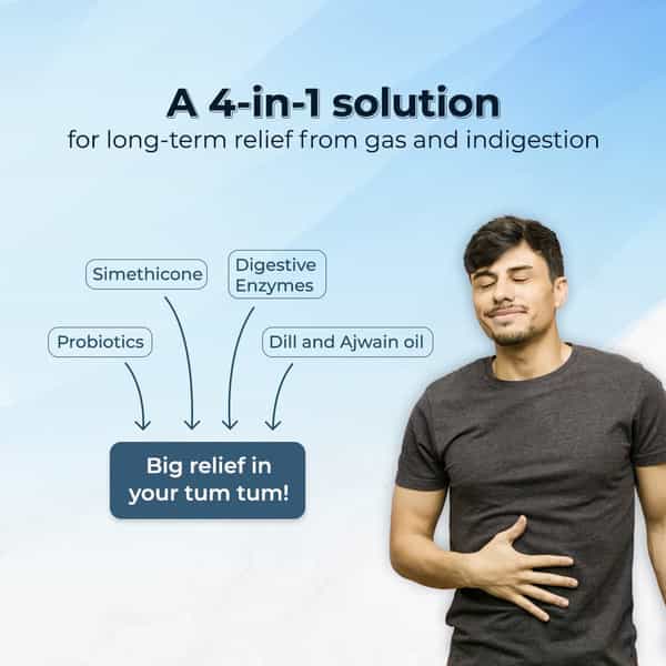 Velbiom Q-Gazz For Gas & Bloating Relief