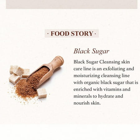 Skinfood Black Sugar Perfect Scrub Foam - Gentle And Effective Scrub - Creamy Foam - 180g