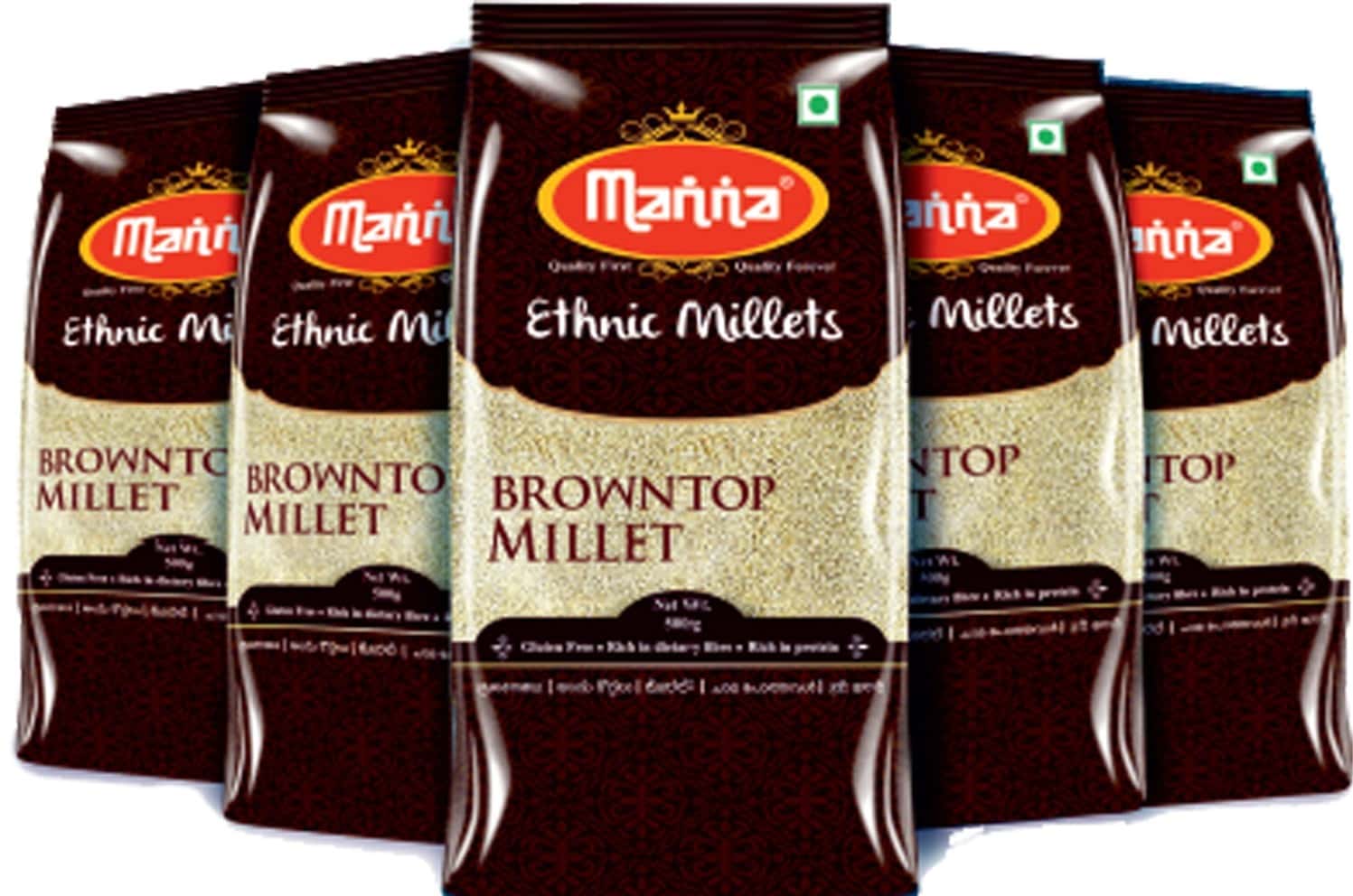 Buy MANNA BROWN TOP MILLET 500G POUCHNUTRITION FOODLOW GLYCEMIC INDEX GLUTEN FREE Online & Get