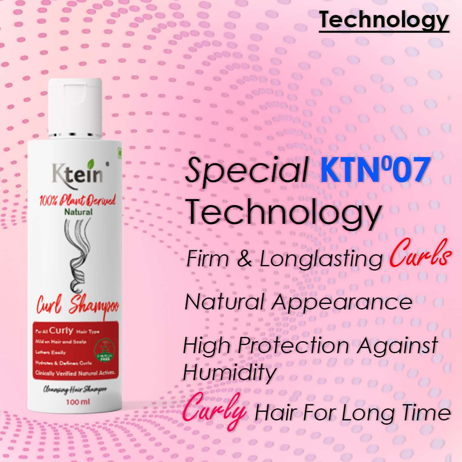Buy KTEIN NATURAL 100% PLANT DERIVED KERATIN SHAMPOO & CONDITIONER ...