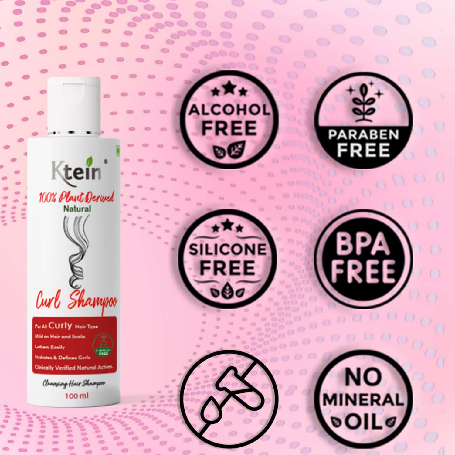 Buy KTEIN NATURAL 100% PLANT DERIVED KERATIN SHAMPOO & CONDITIONER ...