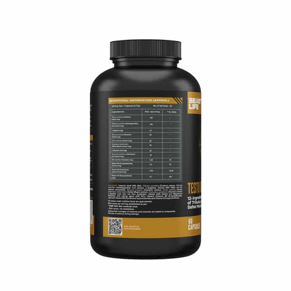 Beastlife Testo Booster+ Capsules 60N