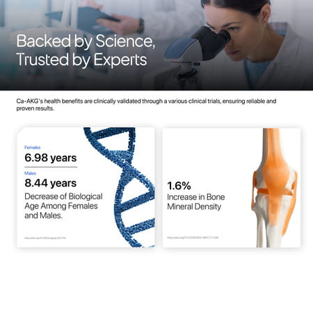 Decode Age Ca Akg Supplement | Calcium Alpha Ketoglutarate | 500mg | 30 Capsules | Veg