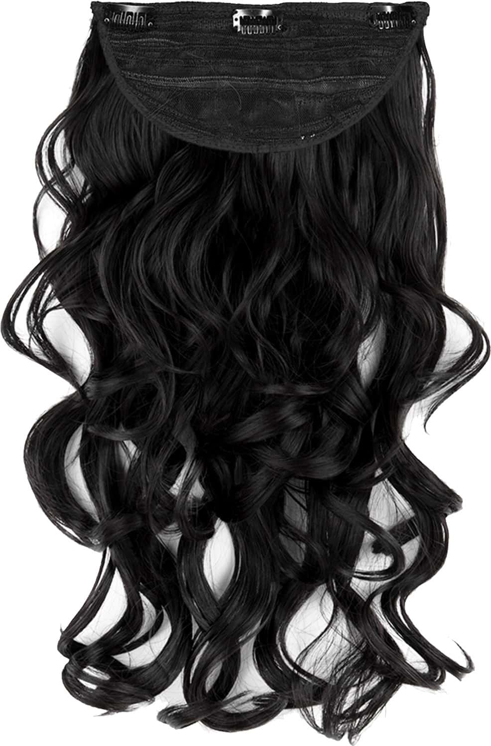 Streak Street Clip-In 18'' Soft Curls Natural Black Hair Extensions