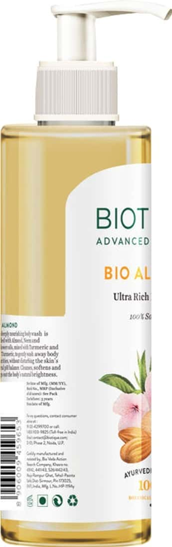 Biotique Bio Almond Ultra Rich Body Wash - 200 Ml