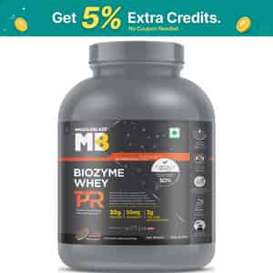 Muscleblaze Biozyme Whey Protein Pr With 30g Protein, 3g Creatine Monohydrate (cookies & Cream, 2kg)