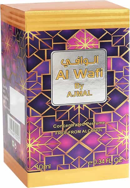 Ajmal Al-Wafi Concentrated Perfume Oil 10Ml Attar For Men & Women + 2 Parfum Testers