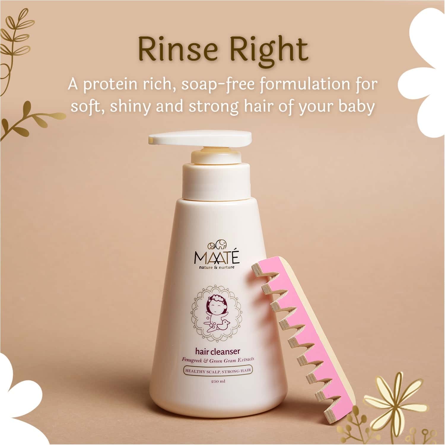 Buy MAATE BABY HAIR CLEANSER NATURAL BABY SHAMPOO FOR HEALTHY SCALP