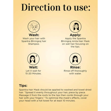 Spantra Bhringraj Hair Mask 250gm