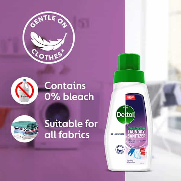 Dettol Laundry Sanitizer -Spring Blossom 480Ml