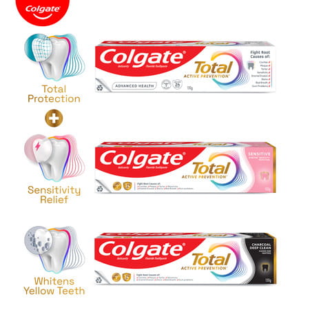 Colgate Total Advanced Health Toothpaste With Premium Toothbrush 150 Gm