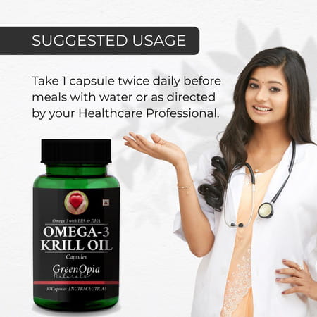 Greenopia Omega-3 Krill Oil 30 Liquid Filled Capsules