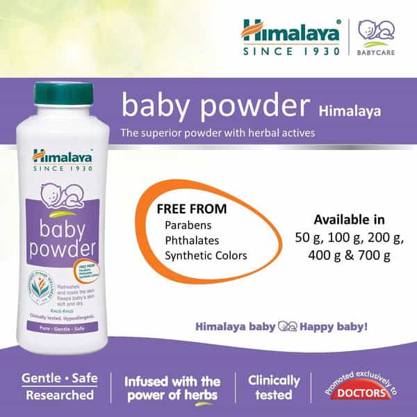Himalaya Baby Powder (Pack Of 5) (5 X 400 G)
