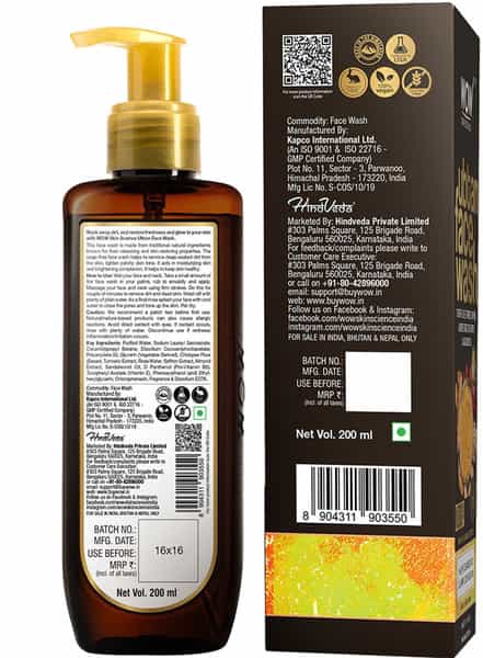 Wow Skin Science Ubtan Face Wash - 200Ml