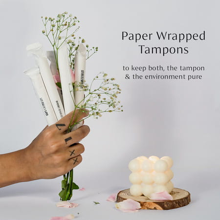 Cambio 100% Cotton Tampon With Applicator For Medium Flow Pack Of 1 (36 Pieces) Super