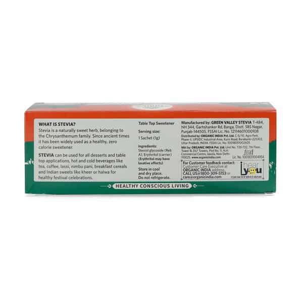 Organic India Stevia 100 Sachet