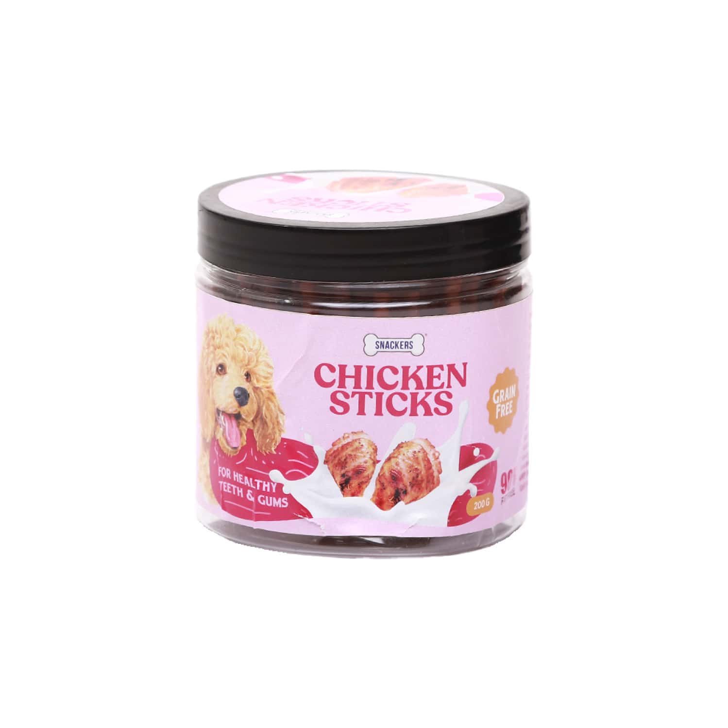 Snackers Chicken Sticks Twist Sticks Dog Treats | 200 G