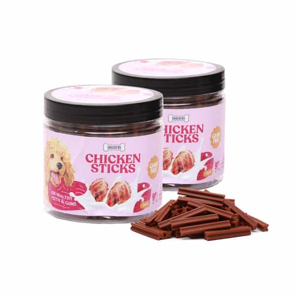 Snackers Chicken Sticks Twist Sticks Dog Treats | 200 G