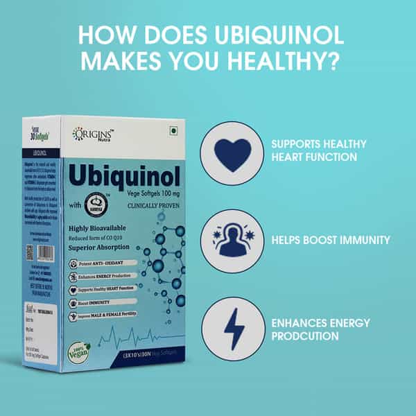 Origins Nutra Ubiquinol (100 Mg) Reduced Coq10 (30 Softgels)