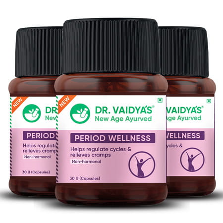 Dr. Vaidya'S Period Wellness -30 Capsules - Pack Of 3