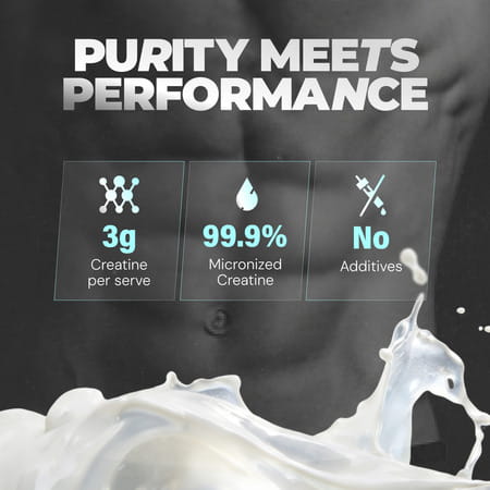 Nutrabay Pure 100% Micronised Creatine Monohydrate - Unflavoured - 250G