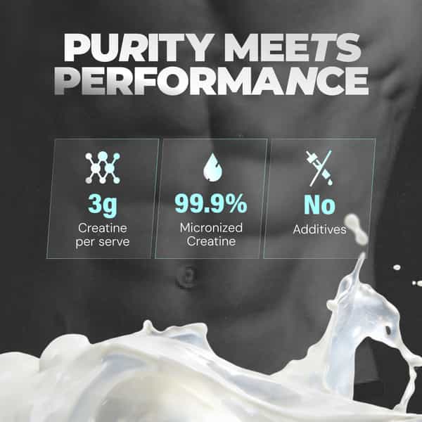 Nutrabay Pure 100% Micronised Creatine Monohydrate - Unflavoured - 250G
