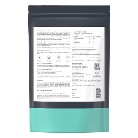 Nutrabay Pure 100% Micronised Creatine Monohydrate - Unflavoured - 250g