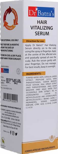 Dr Batra's Hair Vitalizing Serum - 125 Ml