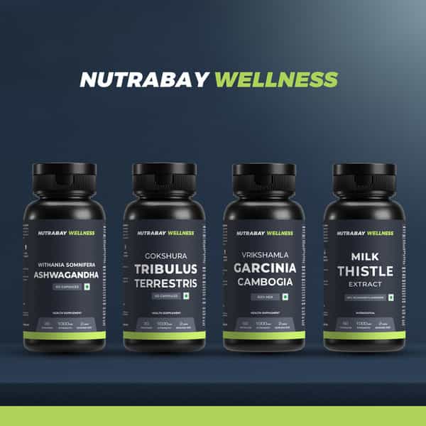 Nutrabay Wellness Garcinia Cambogia Extract For Weight Management - 1000Mg | 60 Veg Capsules