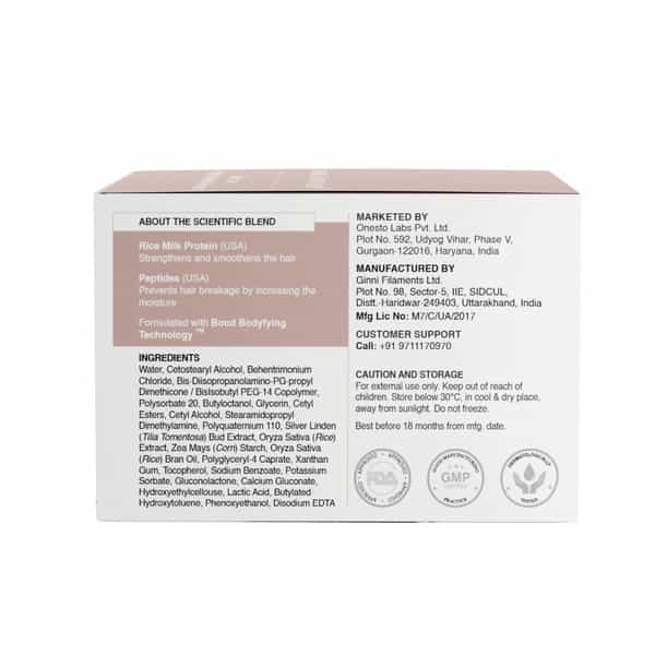 Bare Anatomy Volumizing Hair Mask | Peptides & Rice Milk | Get Thin To Thicker | Healthy Hair 250Gm