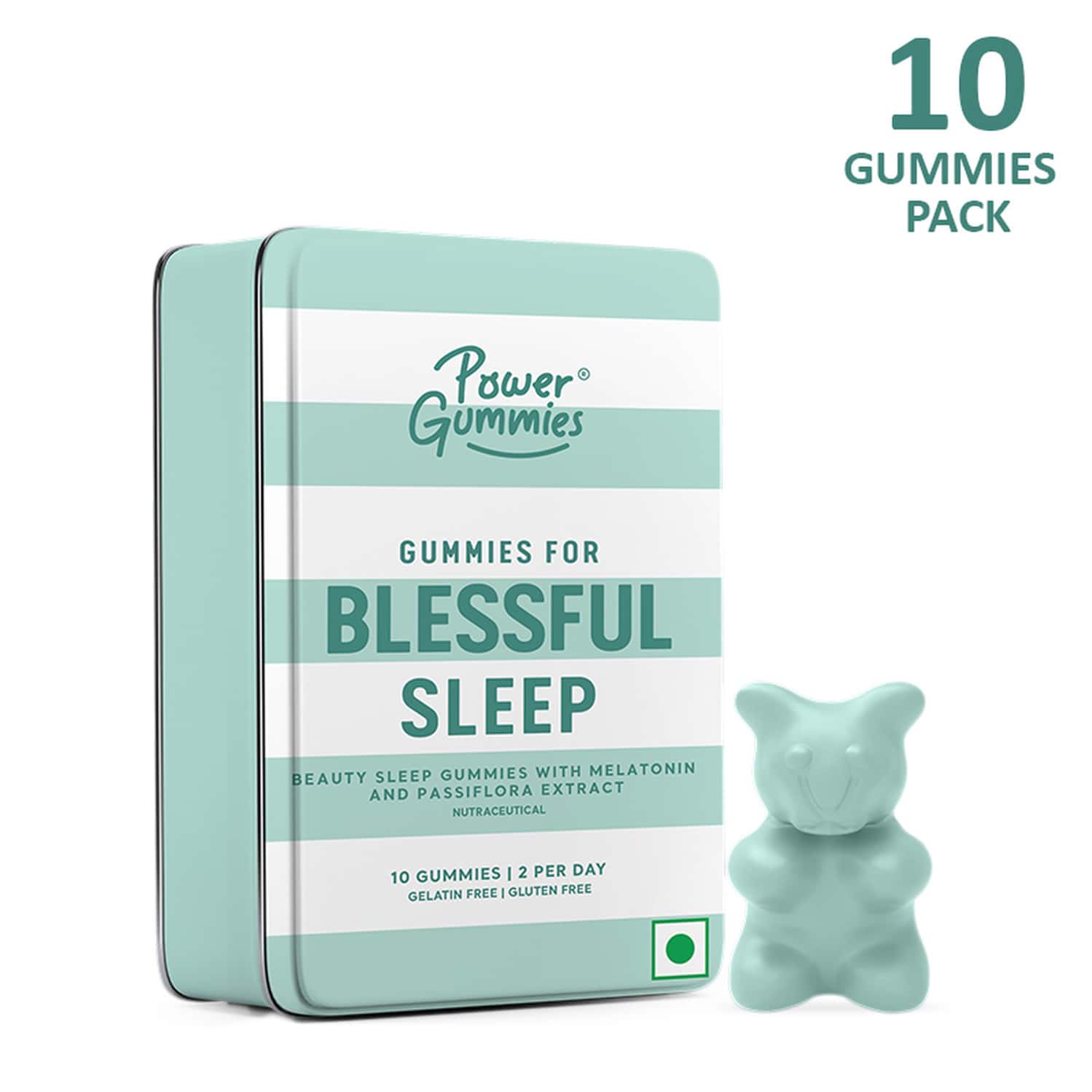 Power Gummies - Blessful Sleep Gummies | Women & Men | Fruit Flavour - 10 Gummies | 5 Day Pack