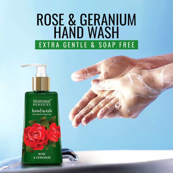 Morpheme Remedies Hand Wash Rose & Geranium 250Ml