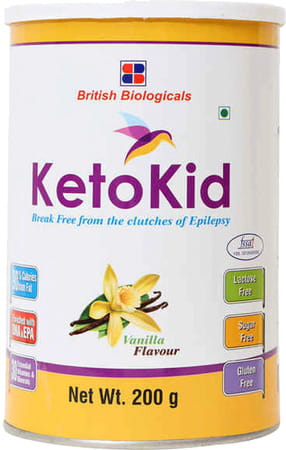 Ketokid Vanila Flavour Powder 200 Gm