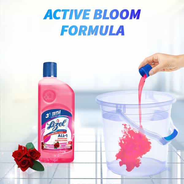 Lizol Floral Disinfectant Floor Cleaner Liquid Bottle Of 500 Ml