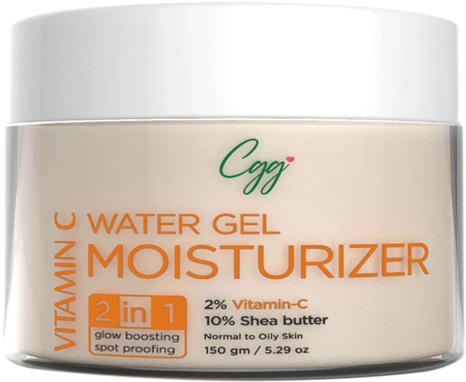 Cgg Cosmetics Vitamin C Water Gel Moisturizer 2 In 1 Dark Spots - 150gm