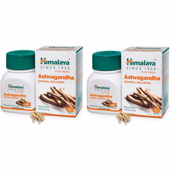 Himalaya Ashwagandha Immunity Booster Tablets Bottle Of 60 (Pack Of 2)