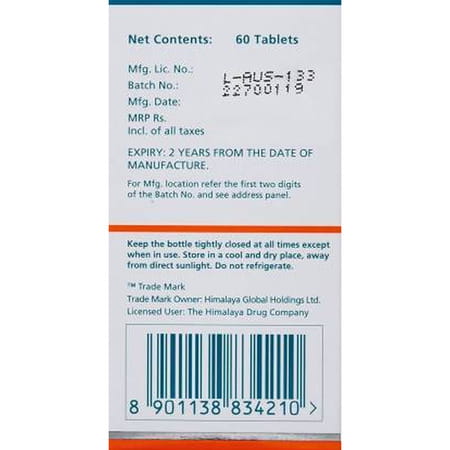 Himalaya Ashwagandha Immunity Booster Tablets Bottle Of 60 (Pack Of 2)