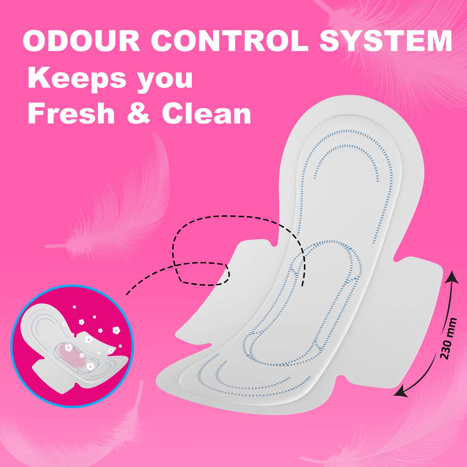 Buy WONDERIZE SOFT COMFORT REGULAR SANITARY NAPKINS FOR WOMEN 80 PADS OF 4) Online