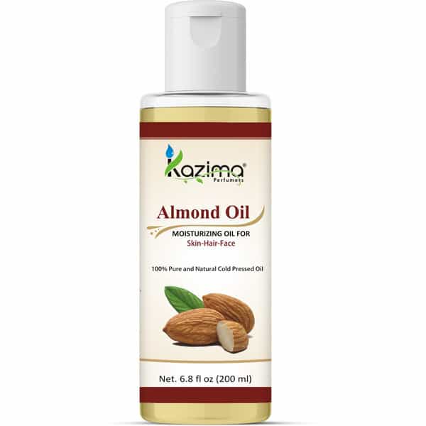 Kazima Almond Carrier Oil (200Ml) Pure Natural For Skin Care & Hair Treatment Hair Oil (200 Ml)