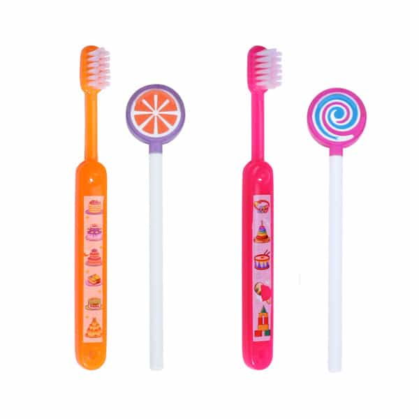 Maxi Abc Baby Toothbrush And Tongue Cleaner-Oral Hygiene Kit (Pack Of 2)