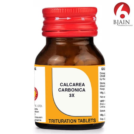 Bjain Calcarea Carbonicum Trituration Tablet 3X | 25Gm
